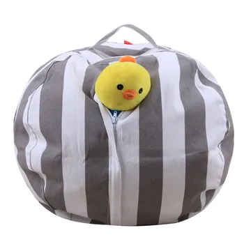 

stuffed animal stuffed animal bean bag storage bag children soft pouch fabric chair