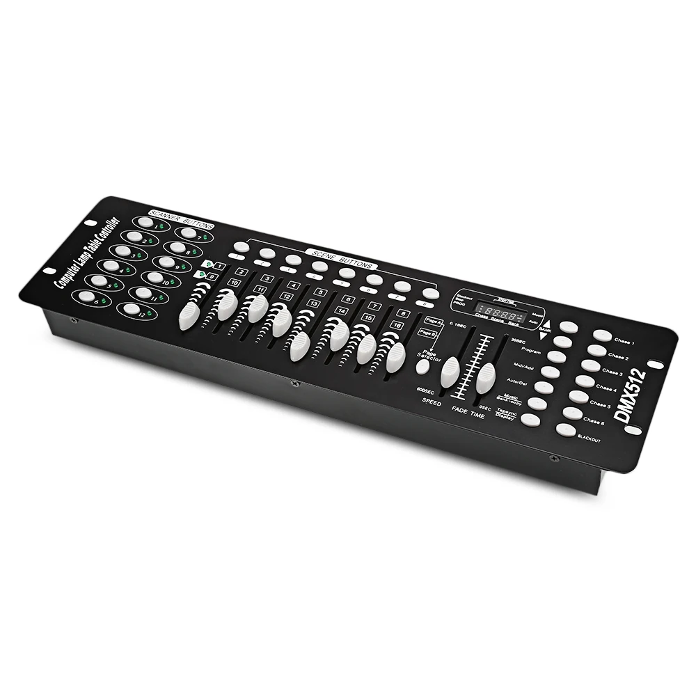 

192 Channels DMX512 Controller Console For Stage Light Party DJ Disco Equipment Stable Working Performance Light Controler