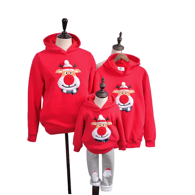 

Pudcoco Family Matching Clothes Daddy Mommy And Me Cartoon Hoodies Before Christmas 2018 New Pullover Xmas Sweatershirt Outwear