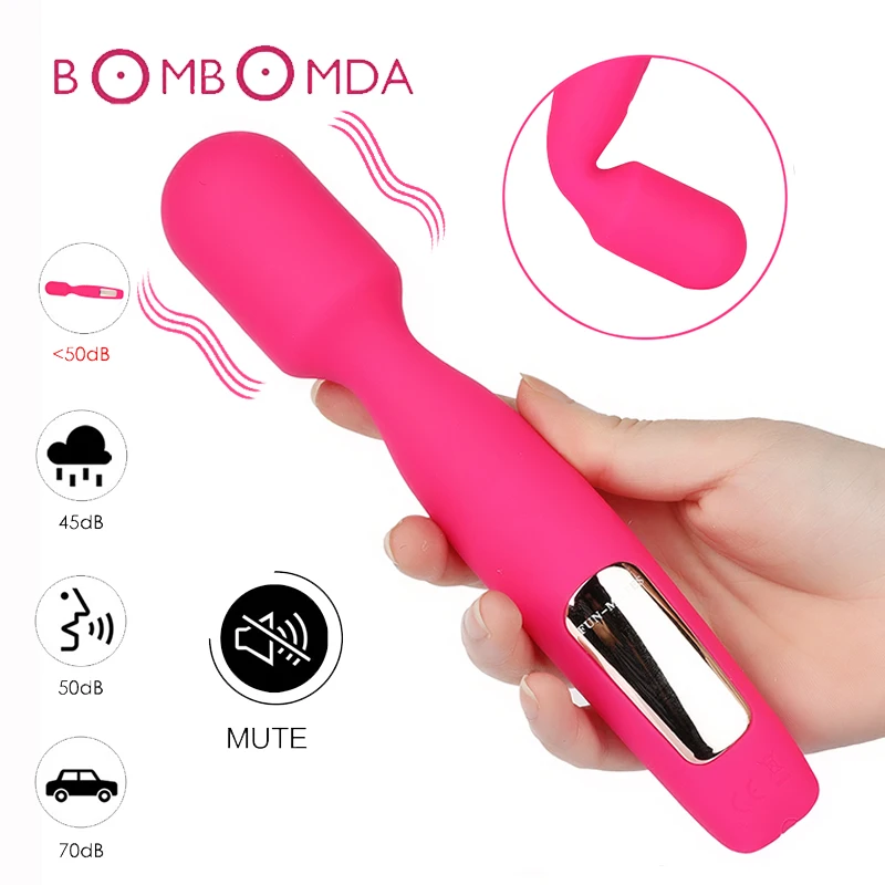 Sex Shop AV Magic Wand Vibrator For Woman Sex Products AV Vibrators USB Rechargeable Adult Sex Toys For Woman Clitoral Vibrator