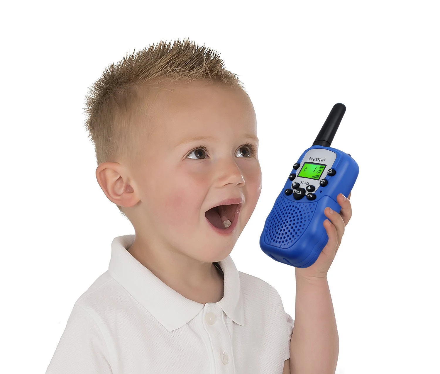 Proster 2pcs Mini Walkie Talkie Kids Radio For UHF 446MHz Frequency Portable Two Way Radio Gift 2