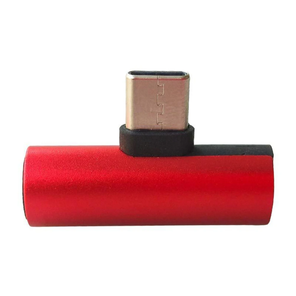 2 в 1 Тип C до 3 5 мм разъем для наушников зарядный конвертер USB Type аудио адаптер
