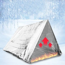 1* палатка Открытый аварийный тент одеяло Спальный выживания светоотражающее укрытие Кемпинг