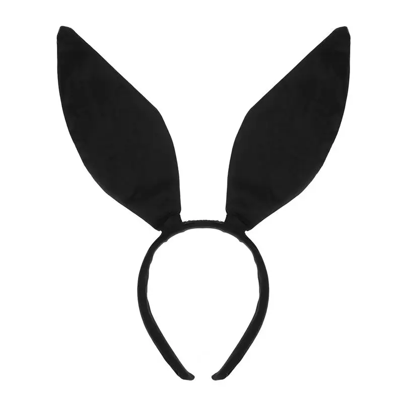 White and Pink Bunny Rabbit Easter Ears Headband Costume Accessory