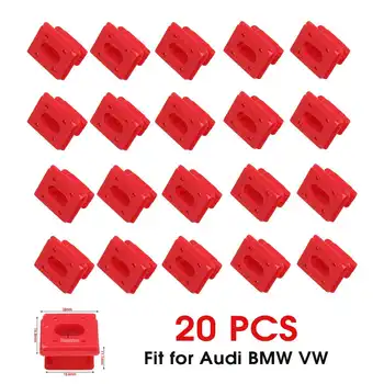 

20Pcs Car Auto Interior Panel Dashboard Dash Board Fixing Buckles Fastener Clip Fixed Clamp Insert Grommets For BMW E46 E65 E66