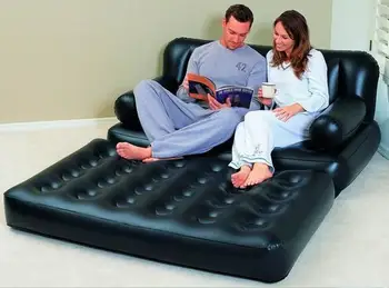 

Smartlife Multifunctional Inflatable Sofa Leather Folding Sofa Bed