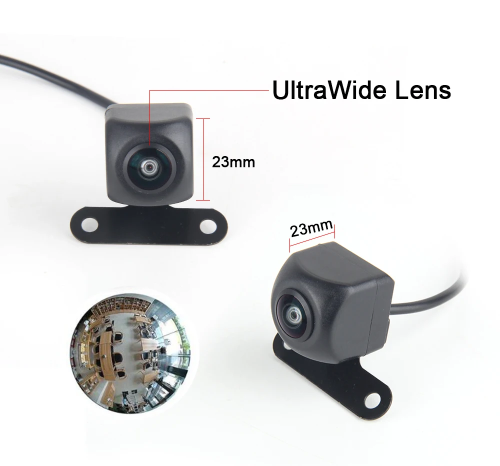  Universal Car Rear View Camera Fisheye Hd Lens Back off up Vehicle Parking Auto Assiantance Reverse