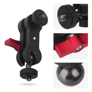 

1/4 inch Multi-Function Universal Dual Ball Head Hot Shoe Magic Arm Mount Adapter for Sony For Nikon for DSLR Camera Accessory