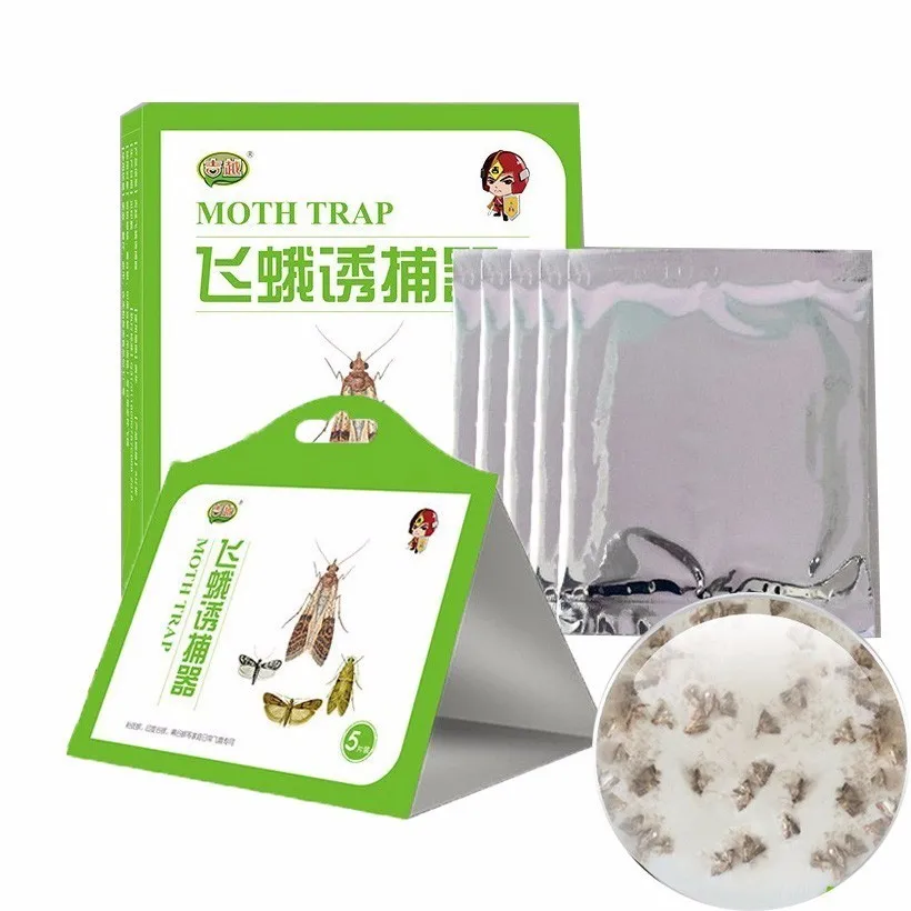 

5PCS Most Effective Moth Trap For Insects Mole Repeller Pest Control Fly Trap Insect Home Garden Valley moth killer Pest Reject