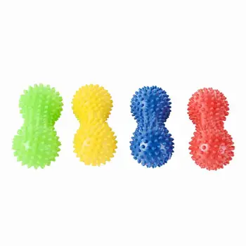 

PVC Peanut Massage Ball Double Health Care Hedgehog Spiky Sports Gym Fascia Massager Relaxiation Ball for Muscle Relaxing Tool