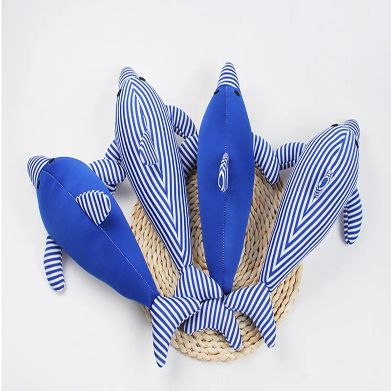 

Pet Squeaky Toy Dolphin Design Dog Puppy Chewing Teeth Cleaning Toy with Sound Dog Squeaker Doll Toy