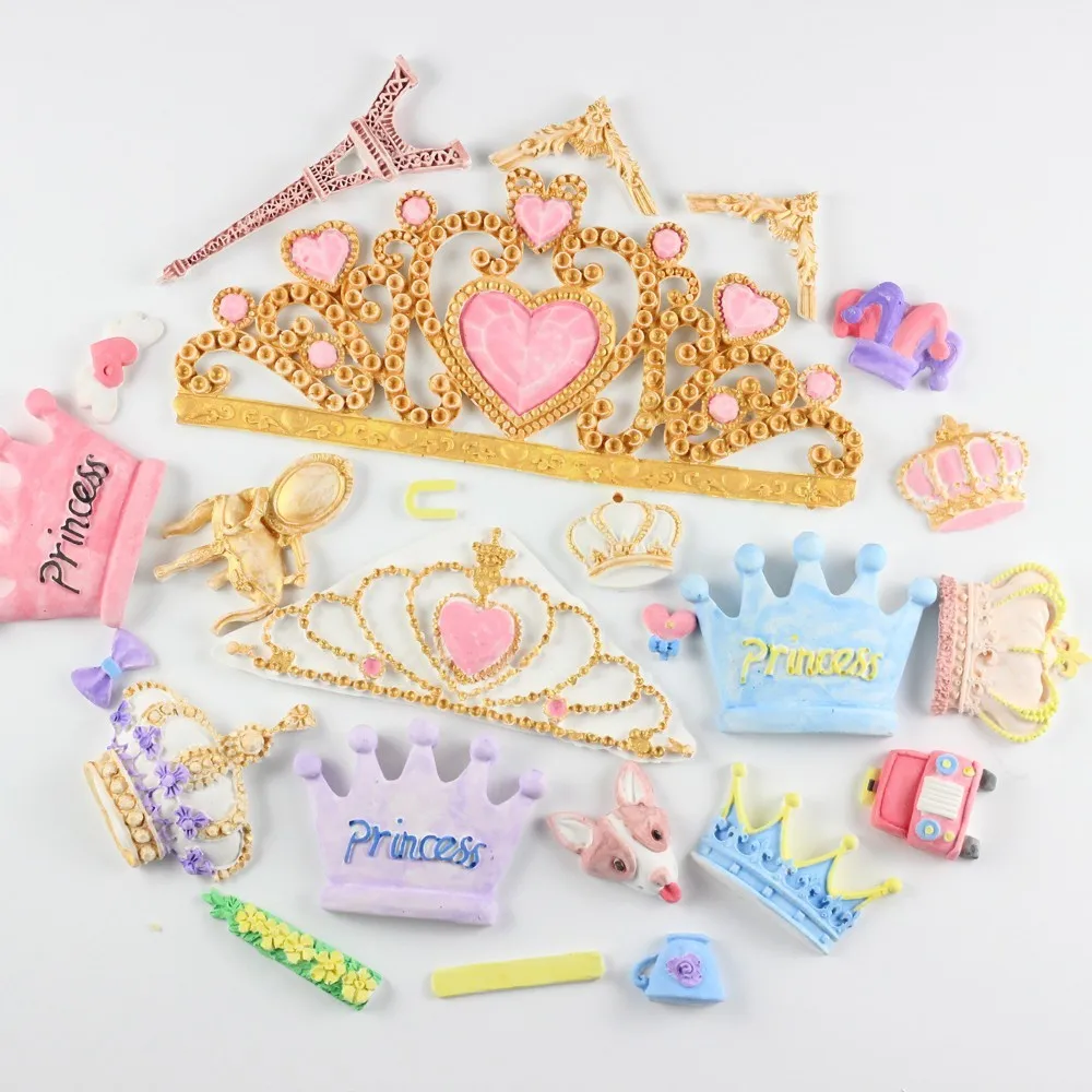 

Variety Imperial Crown Silicone Mold Fondant Mould Cake Decorating Tools Sugarcraft Cupcake Candy Clay Chocolate Gumpaste Molds