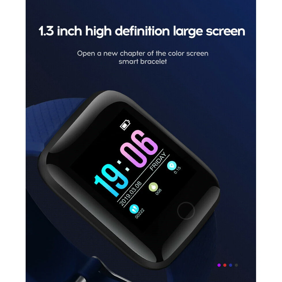 Новинка 2020New многофункциональные умные часы для мужчин и женщин ID116plus умный
