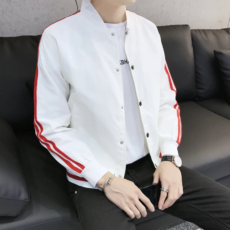 

2019 Spring autumn New Pattern Clothes Male Loose Coat Korean Trend Handsome Student Leisure Time Cardigan Jacket men
