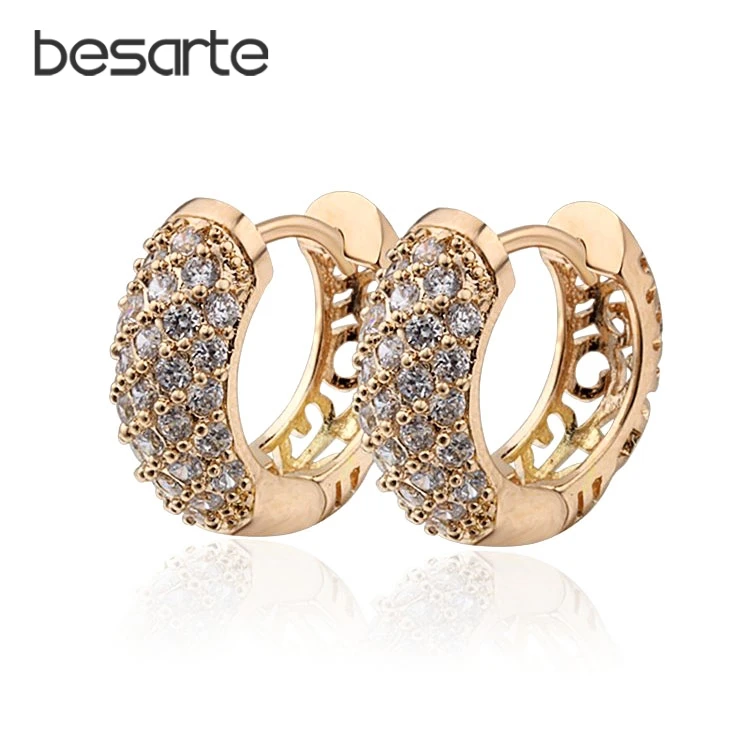

Gold Filled Earring Hoop Earrings For Women Joyas Brincos Ouro Argola Orecchini Oorbellen Pendientes Earings Fashion E2149