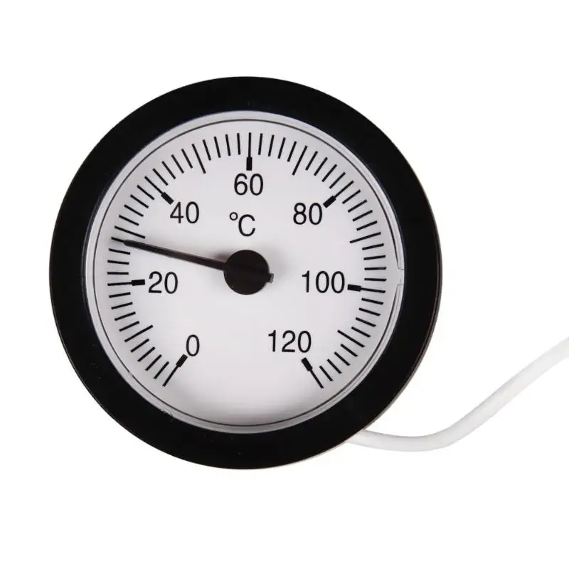 

Protable Dial Thermometer Capillary Temperature Gauge 1.5meter Sensor 0-120 Degree Water & Oil Meter
