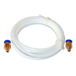 2 м Тефлон Ptfe Bowden трубки 1,75 мм нити и Pc4-M6 Push-In фитинги для 3d принтера