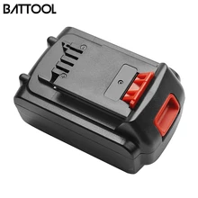 Battool Батарея 20V 4.5Ah Li-Ion LB20 для BLACK&DECKER LBXR20 LB20 LBX20 ASL186K BDCDMT120 CHH2220 LD3K220 LPP120 LST120 L10