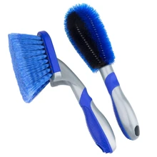 2-Pack щетка ступицы колеса щетка для автомобиля, автоматическая короткая ручка щетка для чистки шин скраб щетка для чистки колеса очиститель грязи