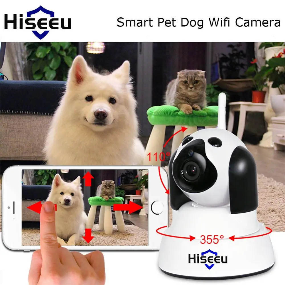 Security IP Camera Wifi Wireless Smart Pet Dog Wifi Camera Video Surveillance HD 720P IP Camera Indoor Onvif Baby Monitor