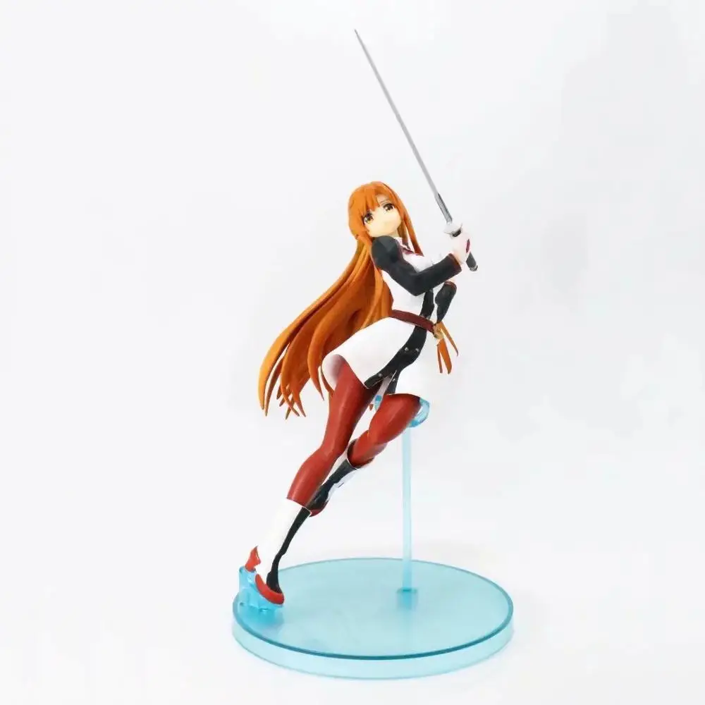 Sword Art Online Asuna Cartoon Figure Japan Anime Model Lovely Action Figures Collectible Model Kids ToysT255