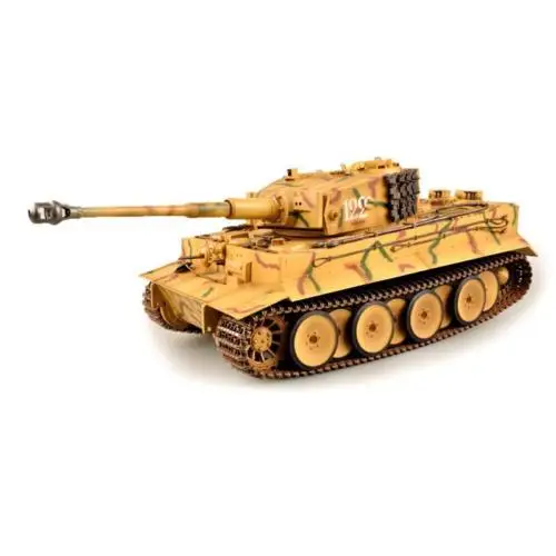 Trumpeter 00808 1/16 2 4G RC Tiger I Desert Battle Tank модель электрического бронированного танка с