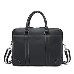 2018 Для мужчин сумки через плечо Бизнес кожа Портфели плеча сумку для ноутбука Для Мужчин's Crossbody Портфели сумки человек сумочка
