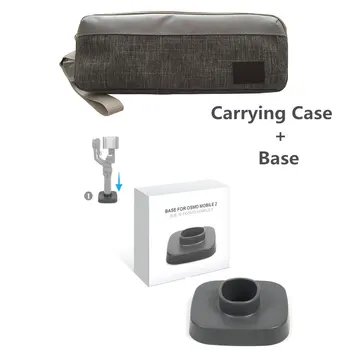

Osmo mobile 2 Base and Portable Handheld Bag used to fix the Osmo Mobile 2 Stable on tables Osmo 2 Handheld Gimbal Accessory