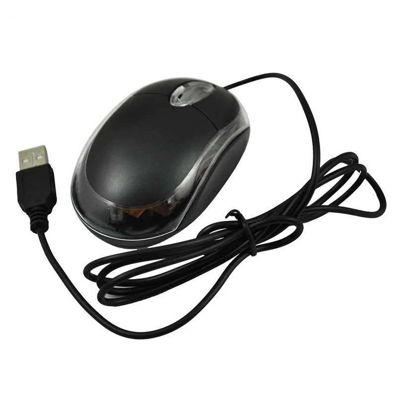 

USB optical mouse with scroll wheel for PC and laptop