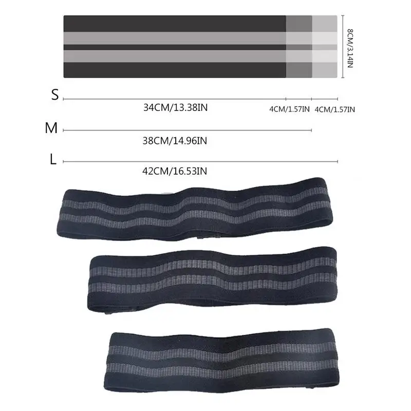Крытый Открытый Фитнес Йога унисекс сопротивление группы хип кольцевая петля упражнения группа для ног бедра ягодицы не скользит эластичная лента
