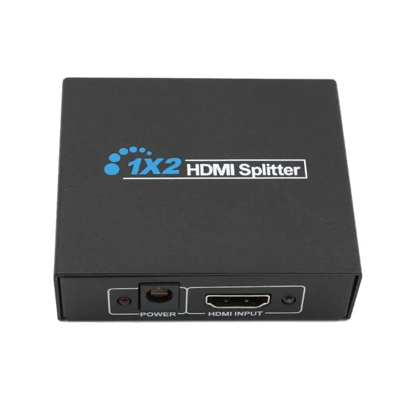 

1x2 2 Port HDMI Audio Video1080p Splitter Adapter for HD TV PS3 3D Amplifier Repeater for offices school digital audio formats