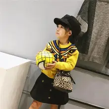 Детская сумка-мессенджер с животным принтом для детского сада, сумка-мешок для маленьких девочек, школьная сумка через плечо, 3D Милые леопардовые дизайнерские сумки