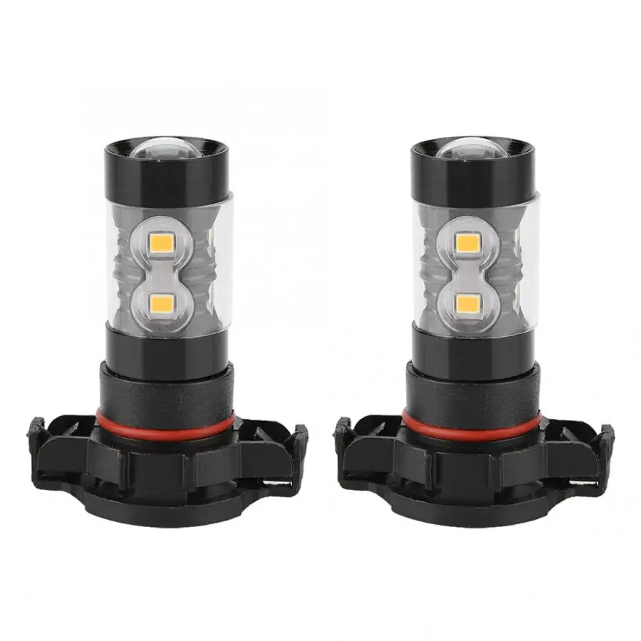 

2pcs 3000K 50W Yellow LED Headlight Bulbs Kit Fog Light Car Driving Lamp Car general purpose bulb