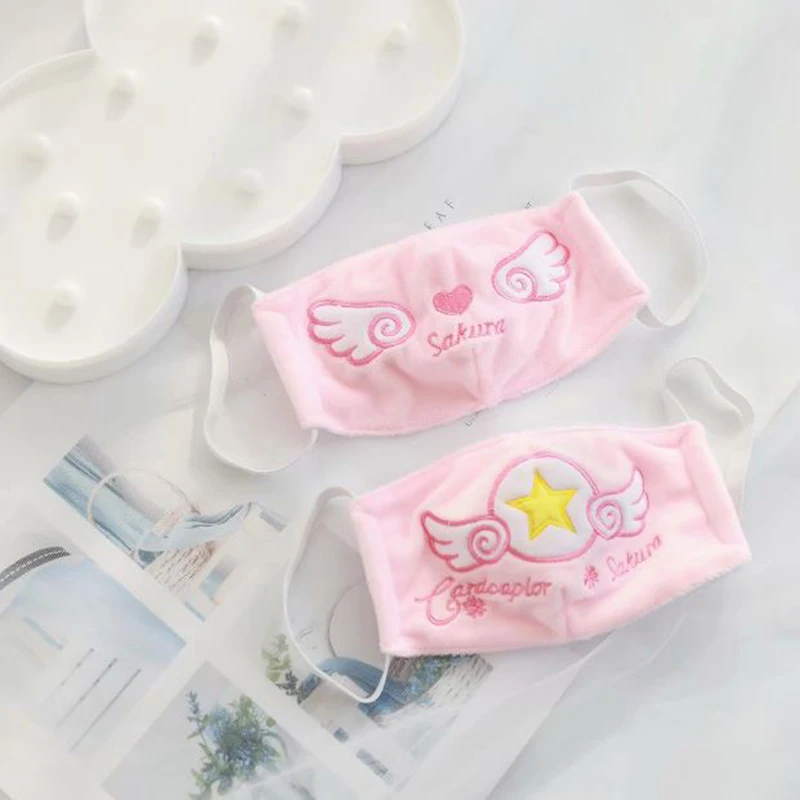 

1 Pc Cute Anime Cardcaptor Sakura Mouth Mask Anime Cosplay Masks Plush Mask Cosplay Accessories Plush Toy