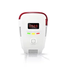 Предупреждение детектора дыма Высокочувствительный стабильный независимых домашней безопасности детектор природного газа Сенсор пожарная сигнализация натуральный