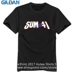 Пользовательские рубашки Sum 41 Мужская Повседневное О-образным вырезом с коротким рукавом футболки