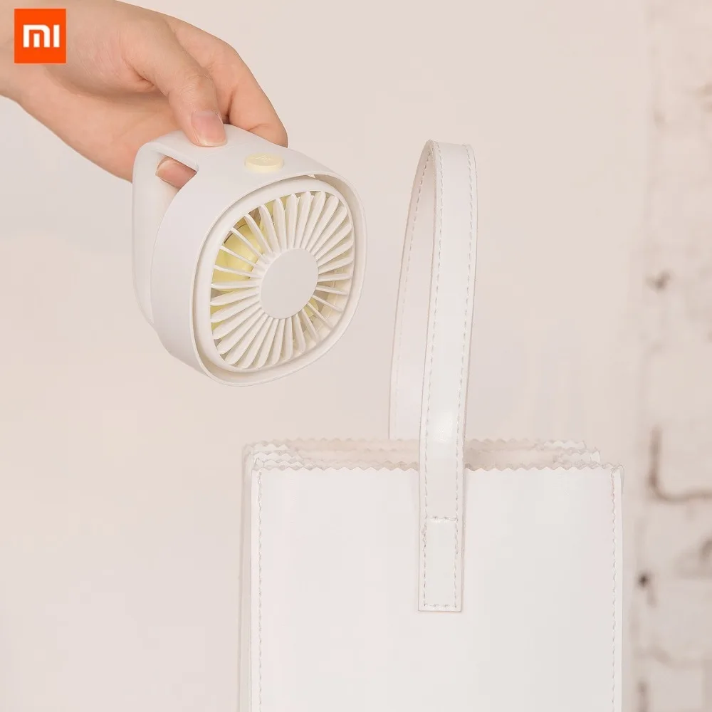 Xiaomi Mijia Cafele Портативный USB мини вентилятор клип Настольный вентилятор бесшумный 3 Скорость вентиляторы общежитии прикроватные настольные управления вентилятора