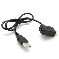 Разъем Hdmi для мужчин и женщин + USB 2,0 зарядное устройство кабель сплитер адаптер удлинитель