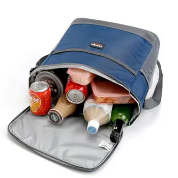 

Large Capacity Single-shoulder Lunch Bag Heat Cold Insulation Preservation Pocket Picnic Bag Insulated Thermo Lunchbox Bags