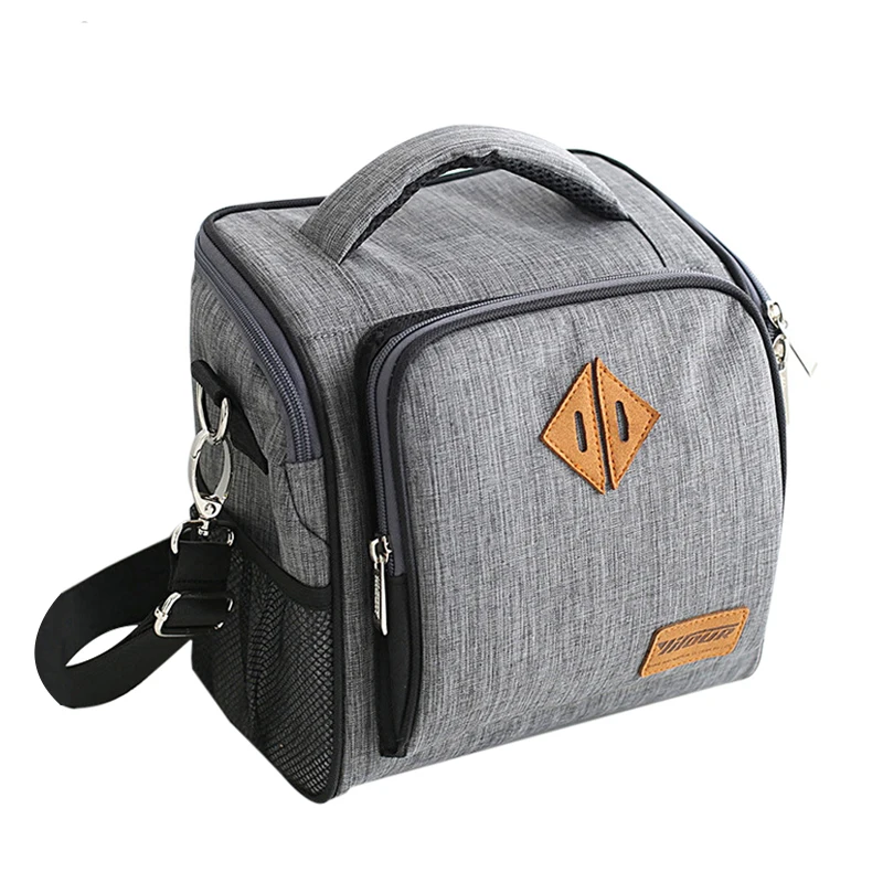 

Insulated Lunch Bag Portable Picnic Cooler Pouch Bottle Thermal Thermo Bento Cubes Organizer Ice Package Supply Gear Accessories