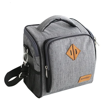 

Insulated Lunch Bag Portable Picnic Cooler Pouch Bottle Thermal Thermo Bento Cubes Organizer Ice Package Supply Gear Accessories
