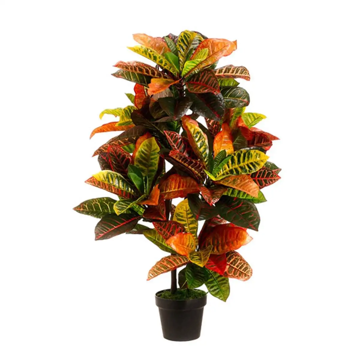 

110cm Colorful Latex Artificial Plant Tree Wedding Home Beach Office Furniture Decor Green Branch Fake Foliage With Pot