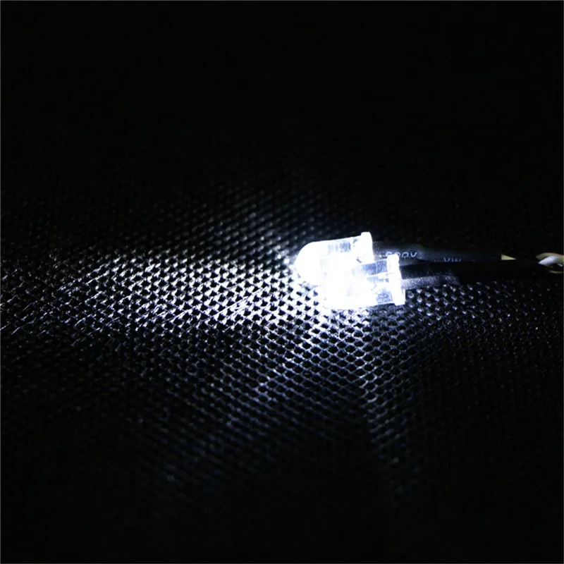 

Feiyue White RC Car LED Light For 1/12 FY03 FY04 FY05 FY06 1/10 HG RC Model Parts 5mm
