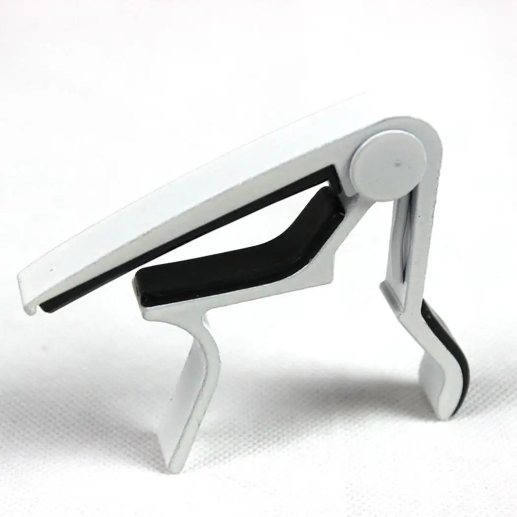 

Bass Ukulele Guitar Capo Tone Quick Home, School, etc Change Key Solid Clamp capo can clamp most fret board.