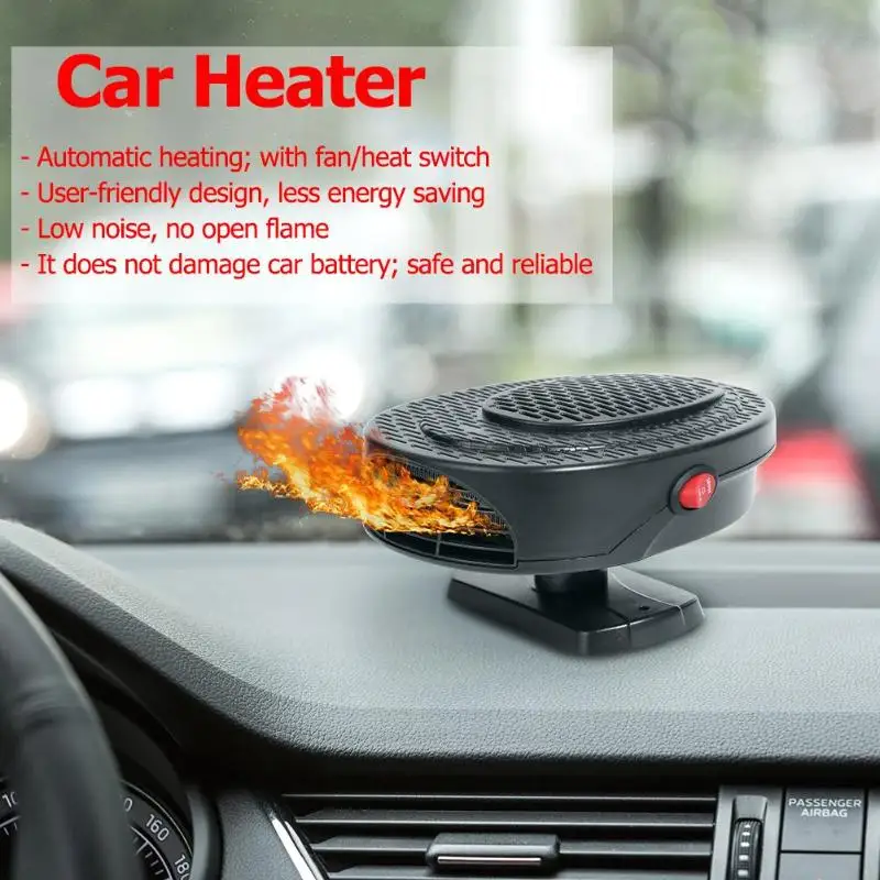 

Winter Portable 12V Car Heater Electric Heating Fan Windshield Defroster Demister Car Auto Vehicle Winter Electric Fan Heater