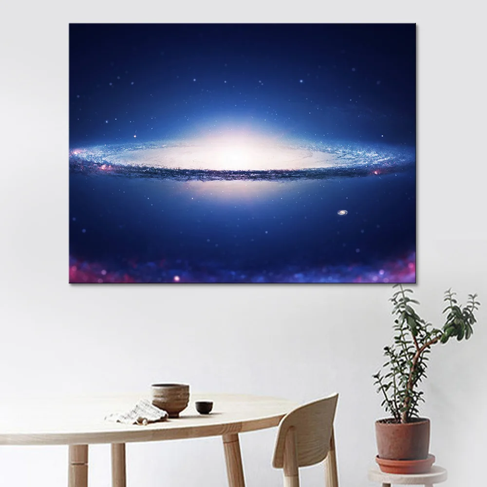 

Canvas Paintings For Living Room Wall Art Decor 1 Piece Beautiful Universe Space Galaxy Poster Printed picture Shipped 24 Hour