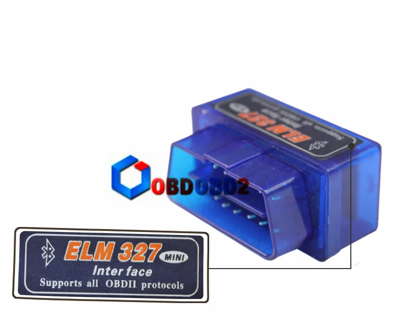 Мини ELM327 Bluetooth HW V1.5 25K80 ELM 327 OBD2 для Android Torque/PC Поддержка всех протоколов OBDII 12 языков