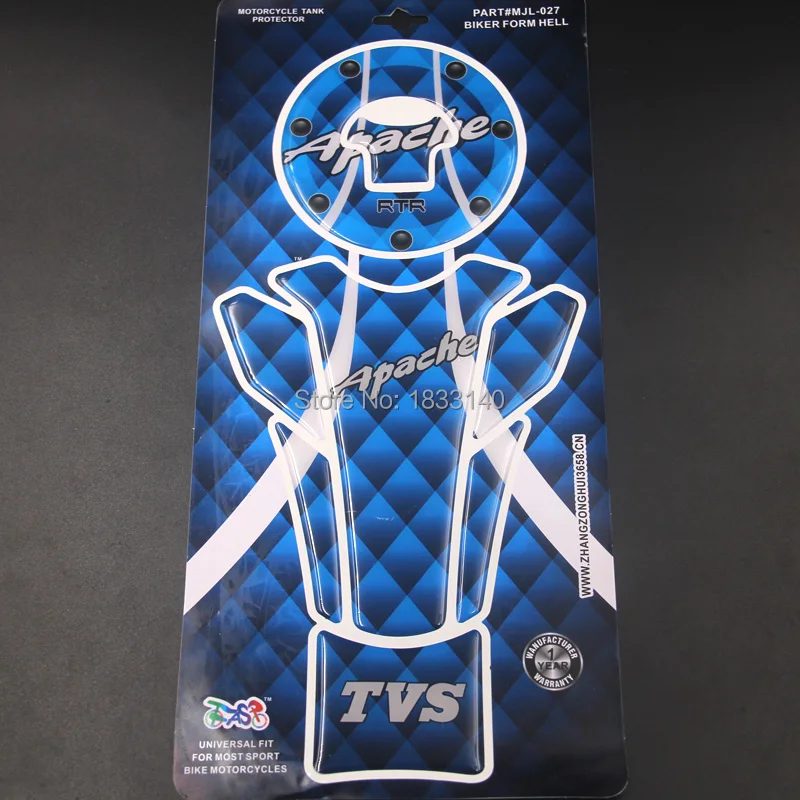 

NEW 1Set Motorcycle Tank Pad Protector Sticker for TVS APACHE Motorcycle MJL-027