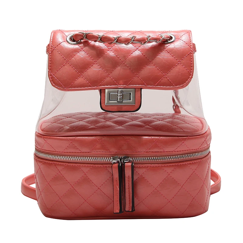 Школьные рюкзаки стильный элегантный рюкзак модные новые милые прозрачные рюкзаки для подростков высокое качество сумка через плечо из искусственной кожи