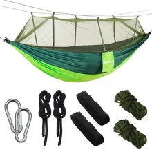 1-2 Person Outdoor Camping Hammock Mosquito Net Hammock Portable Furniture Ultralight Camping Hammock Hanging Sleeping Bed Swing 1-2 Person Outdoor Camping Hammock Mosquito Net Hammock Portable Furniture Ultralight Camping Hammock Hanging Sleeping Bed Swing